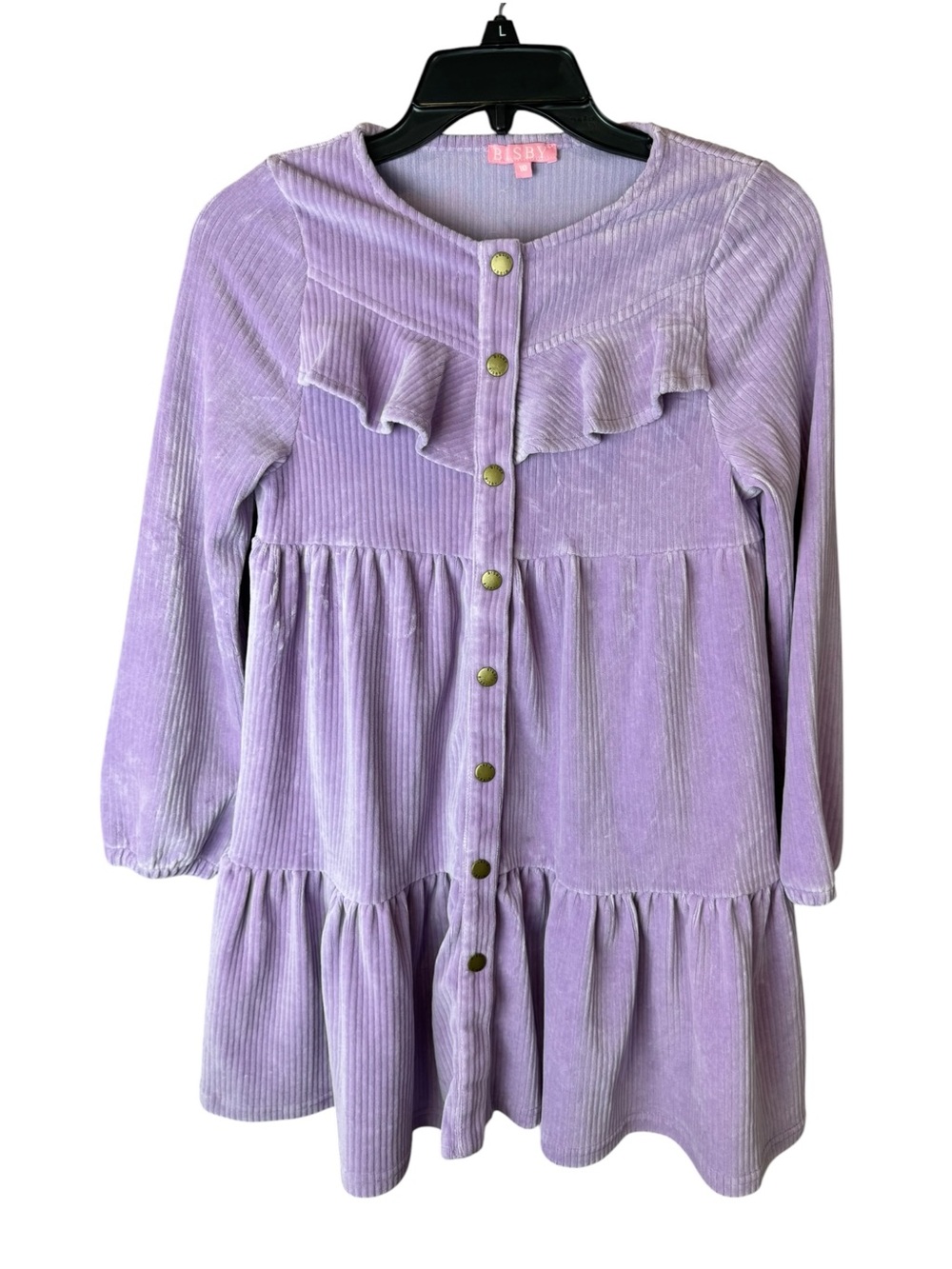 Bisby Purple Long Sleeve Dress - Kids Sz 10
